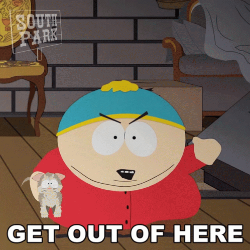 Get Out Of Here Eric Cartman GIF - Get Out Of Here Eric Cartman South Park GIFs