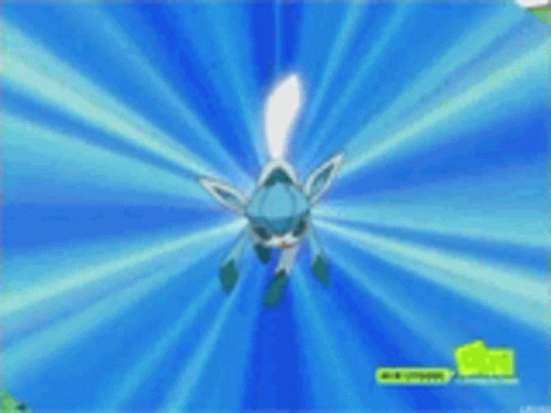 Glaceon Pokémon Glaceon GIF - Glaceon Pokémon Glaceon Glaceon Uses Iron Tail GIFs