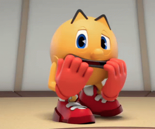 Pac Man Nervous GIF - Pac Man Nervous Freaking Out GIFs