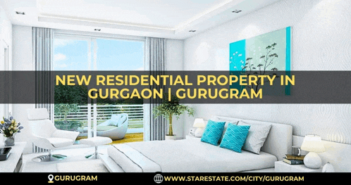 an advertisement for new residential property in gurgaon i gurugram