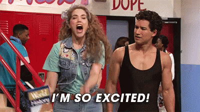 So Excited GIF - Saved By The Bell Excited Mood GIFs