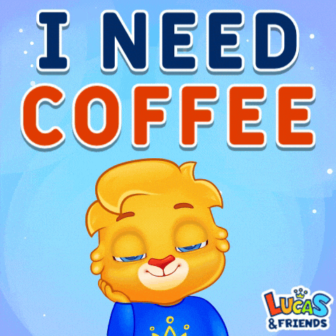 an advertisement for lucas and friends shows a cartoon character