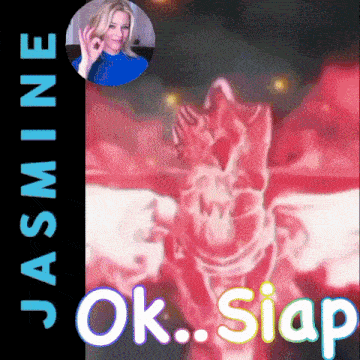 a poster for jasmine ok siap with a picture of a woman giving the ok sign
