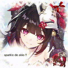a picture of a girl with a hat and the words sparkle de akio !!