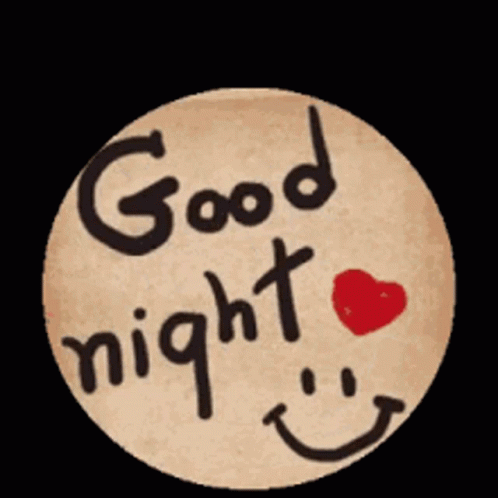 Good Night Smile GIF - Good Night Smile Heart GIFs
