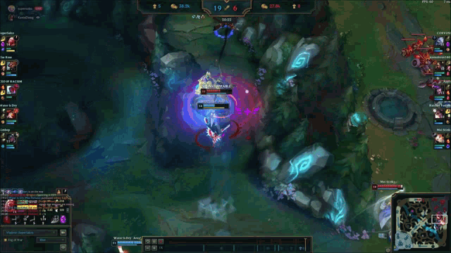 a screen shot of a league of legends game where super sake has still reached fortune