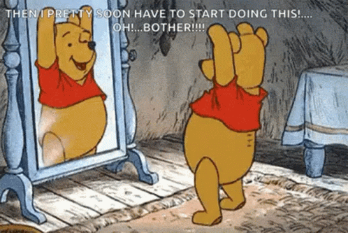 Exercise Bend GIF - Exercise Bend Winnie The Pooh GIFs