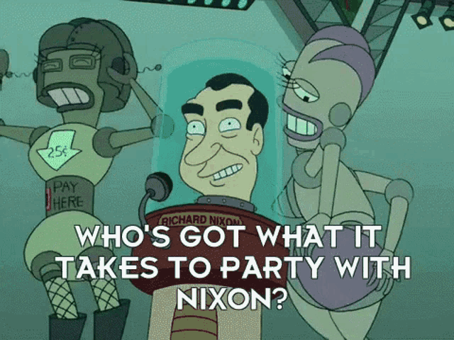 Futurama Nixon GIF - Futurama Nixon Robot GIFs