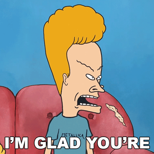 I'M Glad You'Re Having Such A Good Time Beavis GIF