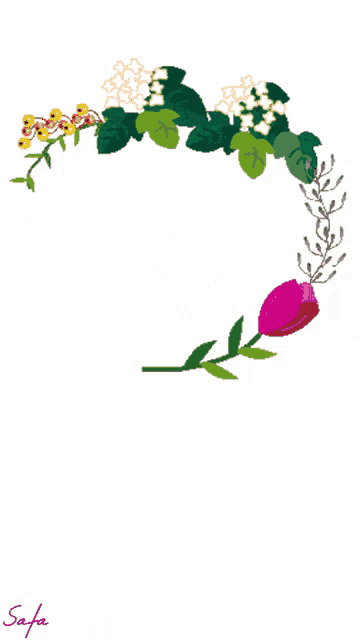 a poster that says good morning wish you all the best with flowers