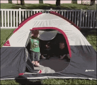 Trampas Kids GIF - Trampas Kids Tent GIFs
