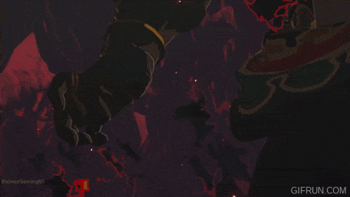 a close up of a man 's face with a gif run.com watermark