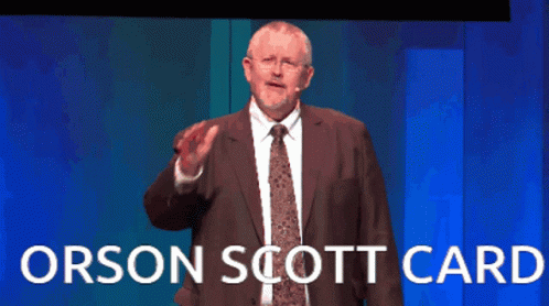 Orson Scott Card Speech GIF - Orson Scott Card Speech Talking GIFs