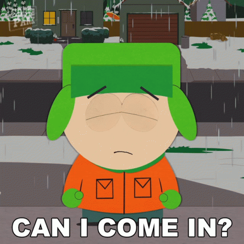 Can I Come In Kyle Broflovski GIF - Can I Come In Kyle Broflovski South Park GIFs