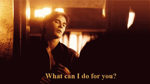 What Can I Do For You Damon GIF - What Can I Do For You Damon GIFs
