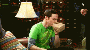Can'T Breathe GIF - Panic Big Bang Theory Paper GIFs