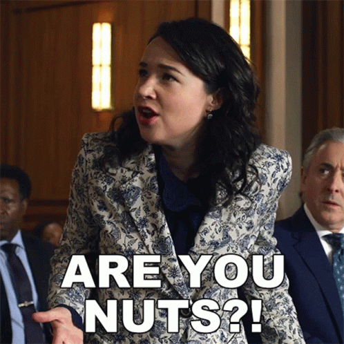 Are You Nuts Marissa Gold GIF - Are You Nuts Marissa Gold The Good Fight GIFs