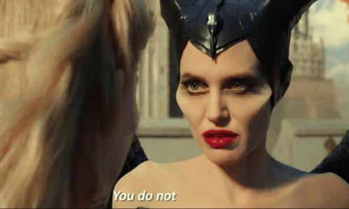 You Dont Know Me Go Away GIF - You Dont Know Me Go Away Maleficent GIFs