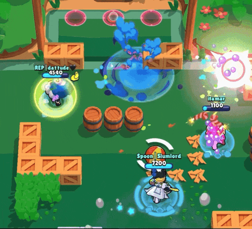 a screenshot of a video game with spoon slimlord at the top