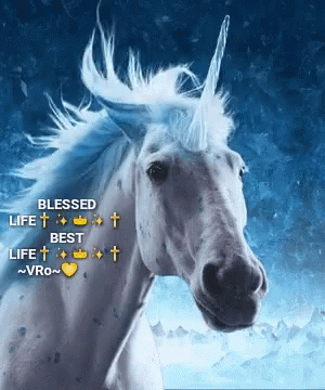 Majestic Unicorn GIF - Majestic Unicorn Blue GIFs