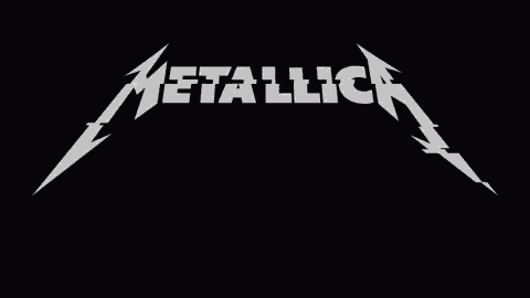 metallica 's hard wired album cover with a black background