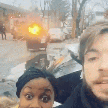 Times When Not To Take A Selfie. GIF - Dumpster Fire Selfie Fail GIFs
