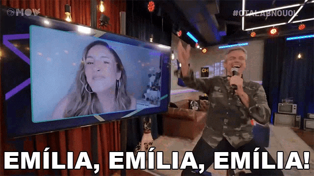 Emilia Emilia Emilia Claudia Leitte GIF - Emilia Emilia Emilia Claudia Leitte Otaviano Costa GIFs