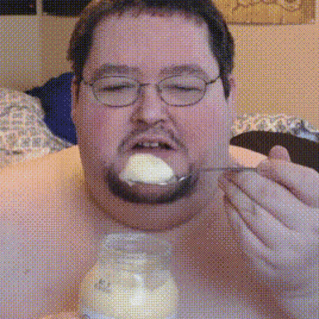 Eating Mayo GIF