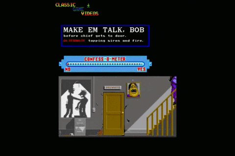 a video game screen shows a suspect confessed and 1000 points