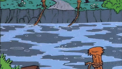 River GIF - The Simpsons River Bart GIFs