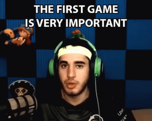The First Game Is Very Important Important Game GIF - The First Game Is Very Important Important Game Most Important Game GIFs