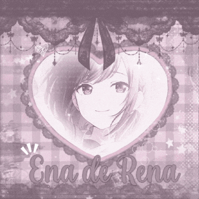 a picture of a girl with the name ena de rena