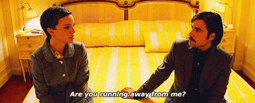 Are You Running Away From Me GIF - Hotel Runningaway Love GIFs
