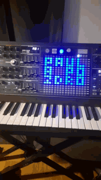a keyboard with a display that says " i love you "
