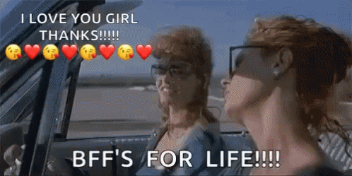 Thelma And Louise Bf Fs For Life GIF - Thelma And Louise Bf Fs For Life Bff GIFs