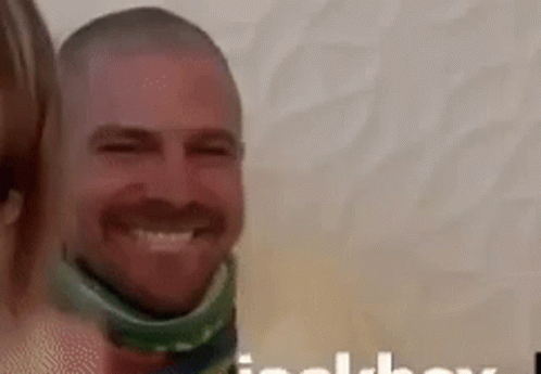 Bald Smiling GIF - Bald Smiling Stephen Amell GIFs
