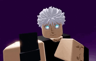 a cartoon character with white hair and blue eyes is wearing a black shirt and holding a gun .