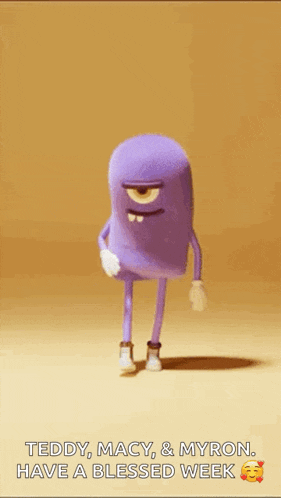 happy monday teddy macy and myron have a blessed week animated gif