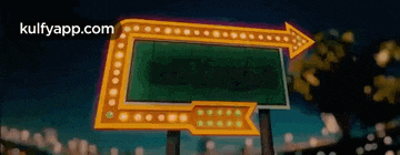 a neon sign that says washington is lit up at night .