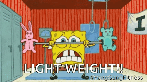 Yanggangfitness Spongebob GIF - Yanggangfitness Spongebob Lift GIFs