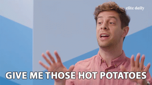 Give Me Those Hot Potatoes Hungry GIF - Give Me Those Hot Potatoes Hungry Fries GIFs
