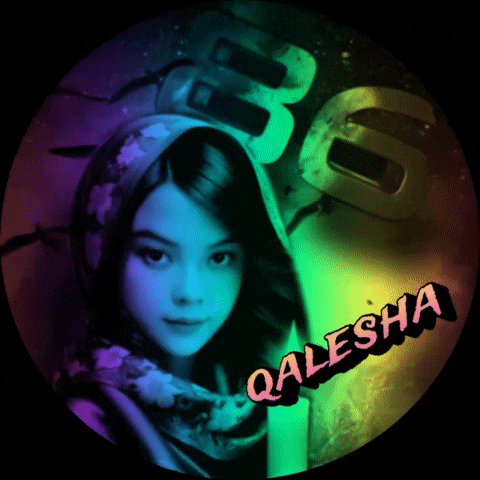 a picture of a girl with the name qalesha