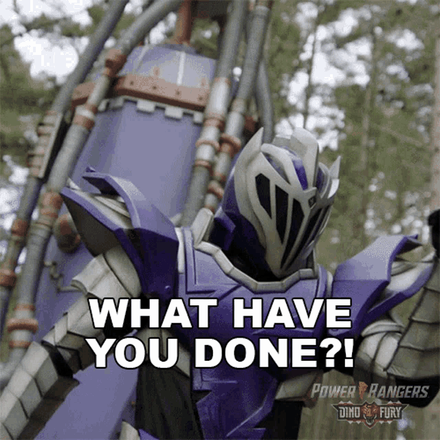 What Have You Done Void Knight GIF - What Have You Done Void Knight Power Rangers Dino Fury GIFs