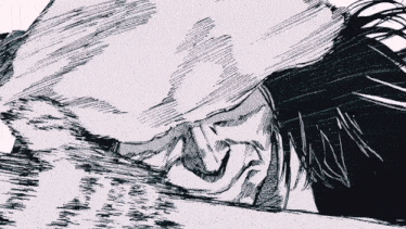 a black and white drawing of a woman laying down