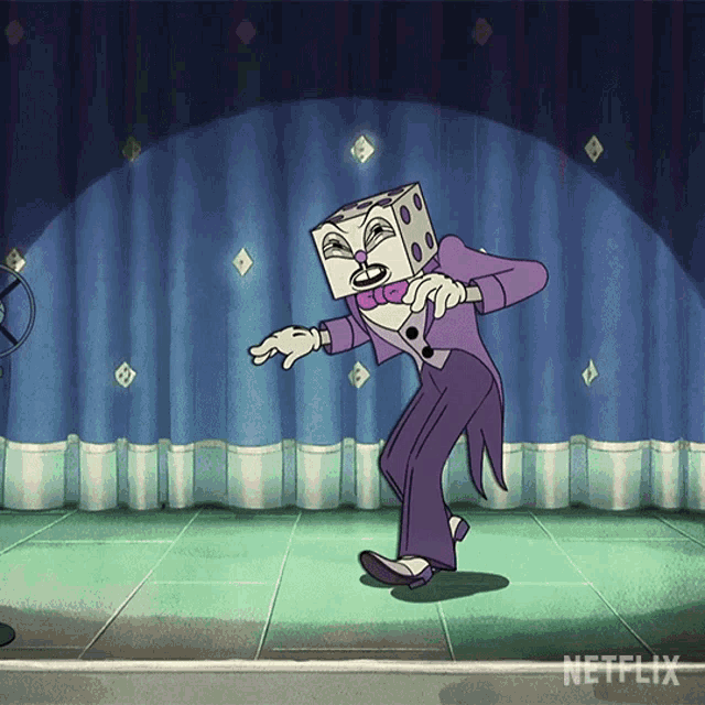 Spin King Dice GIF - Spin King Dice The Cuphead Show GIFs