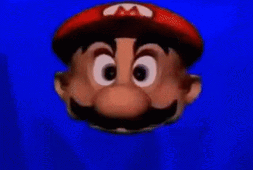 Mario Head Mario Teaches Typing GIF - Mario Head Mario Teaches Typing Nice Computer You Got Here GIFs