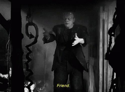 Friend Frankenstein GIF - Friend Frankenstein Where Are You GIFs