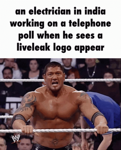 Batista Frustrated GIF - Batista Frustrated An Electrician GIFs