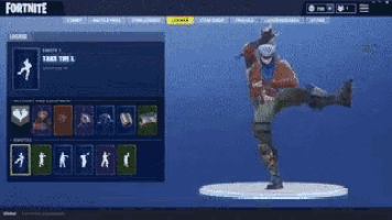 a screenshot of a video game that says fortnite on the top