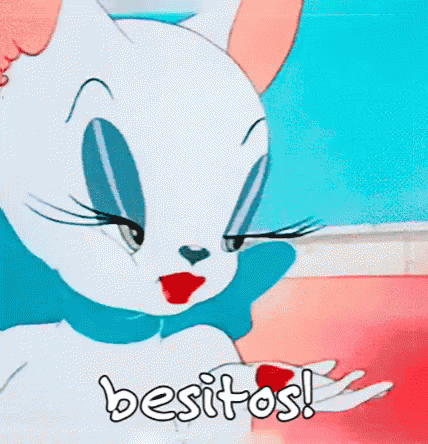 Cat Besitos GIF - Cat Besitos Blow Kisses GIFs
